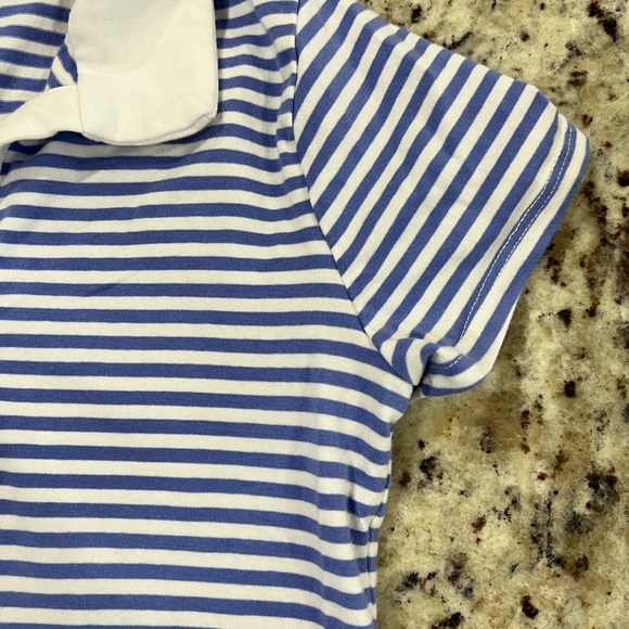 Youth Blue and White Striped Dress - Picture 2 of 3